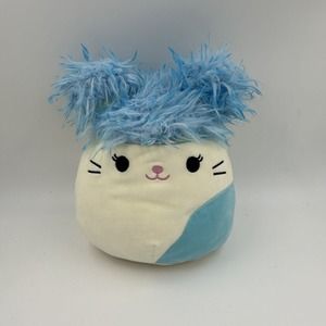 Squishmallows Cora the Cat Squish‎ Doos 8 in Plush Cream & Blue Hair Kelly Toys